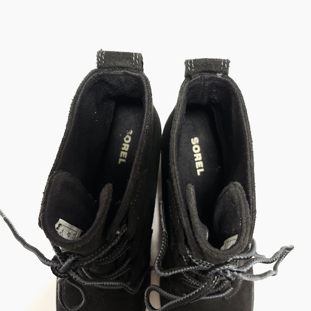 SOREL Toronto Womens Black Suede Wedge Ankle Boots Size 7 Black - Picture 5 of 6
